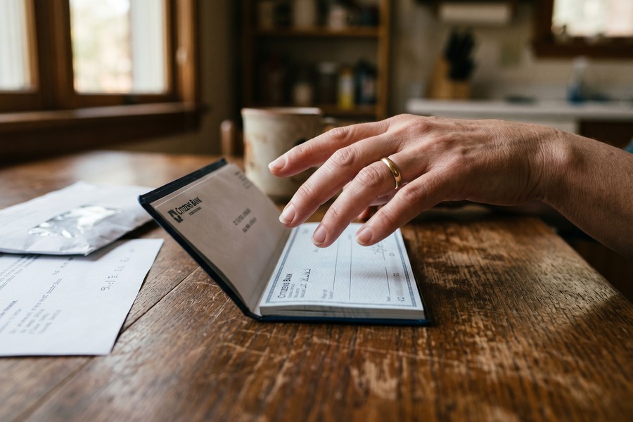A credit report with collection accounts highlighted and dispute status notes beside each entry