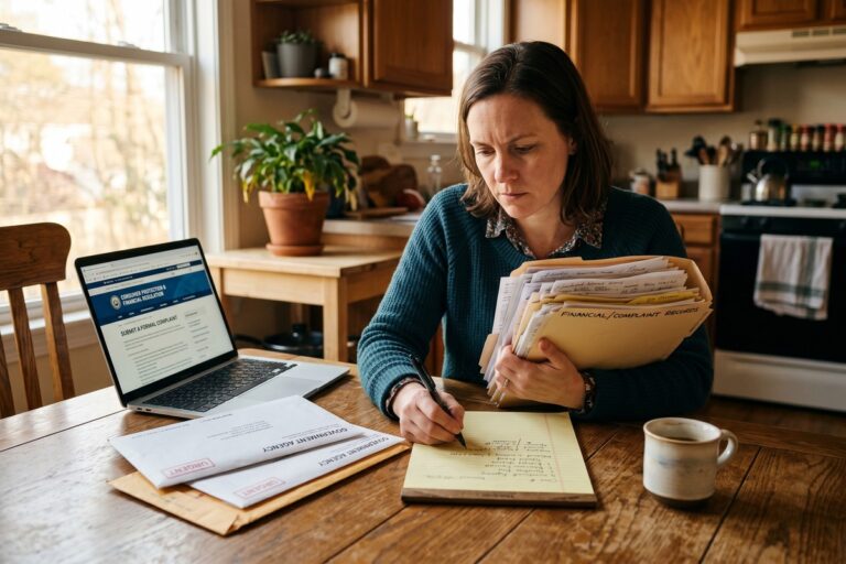 Consumer comparing CFPB complaint process versus State Attorney General options for faster financial dispute resolution