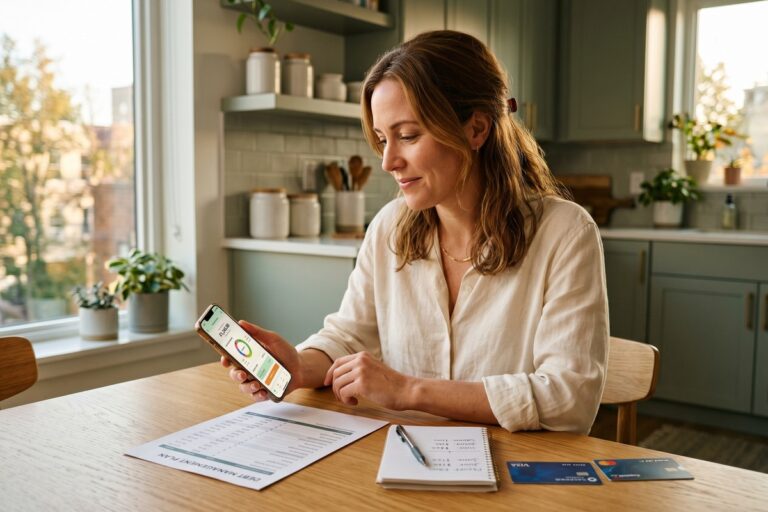 Person reviewing emergency finance options on a laptop in 2026