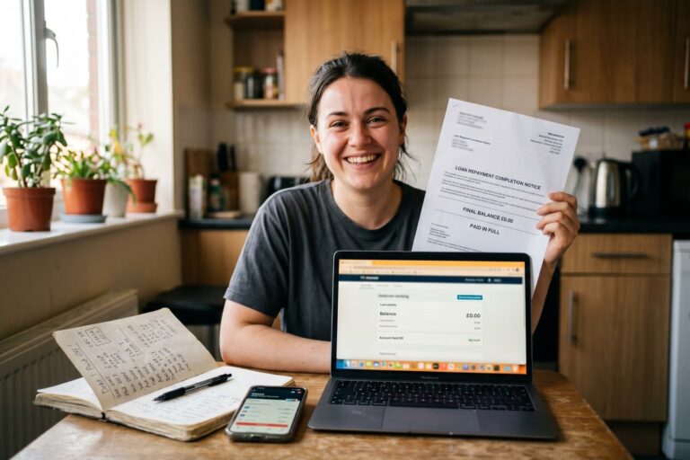 Gig worker reviewing loan documents to dispute an illegal auto-renewal charge