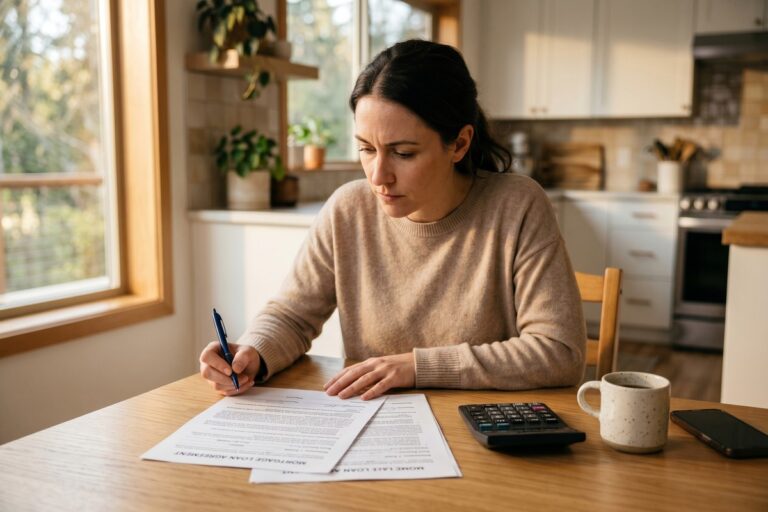 Borrower reviewing a mandatory arbitration clause in a personal loan contract