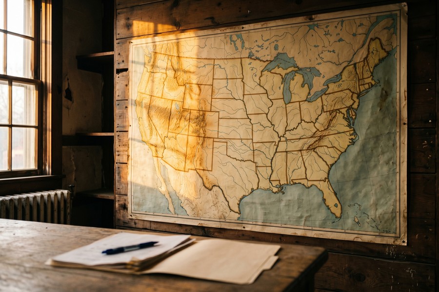 Map of United States showing states with active medical debt credit reporting ban laws in 2026