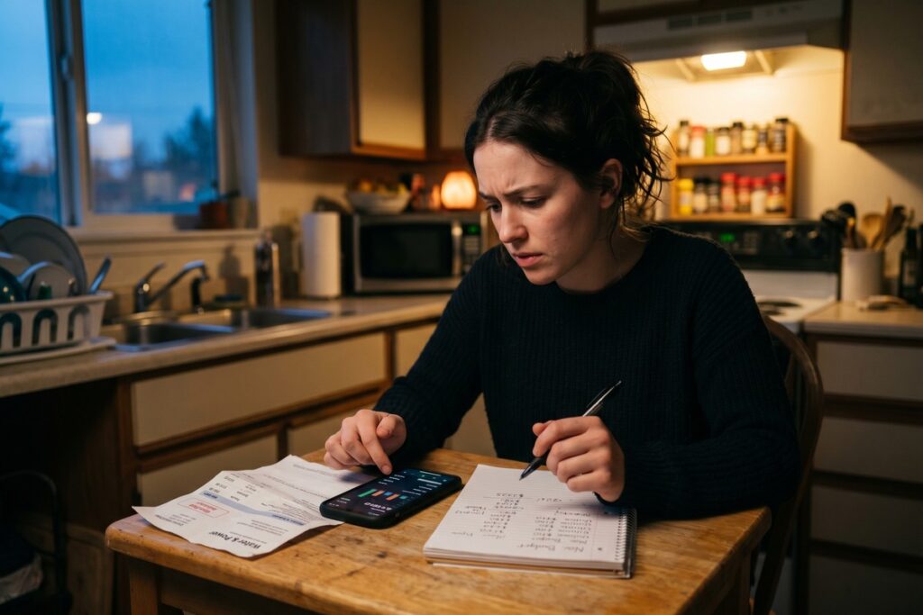 Side-by-side comparison chart of paycheck advance apps versus traditional payday loans showing fees and APR