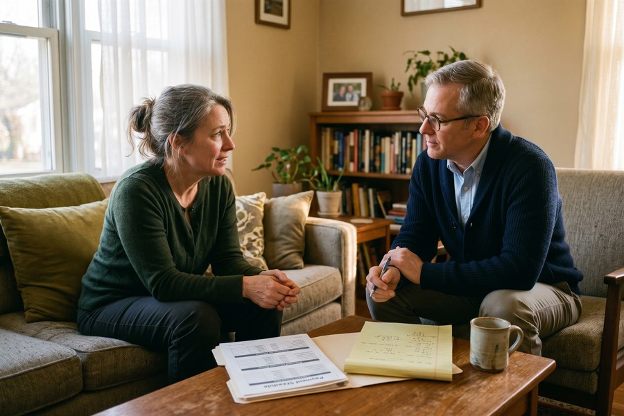 Step-by-step visual showing the process of negotiating an extended payment plan with a payday lender
