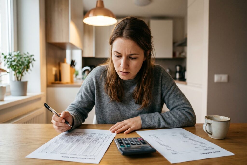 Side-by-side comparison chart of short-term loan APR versus flat fee cost structures